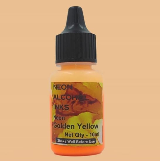 Picture of Neon Alcohol ink - Neon Golden Yellow