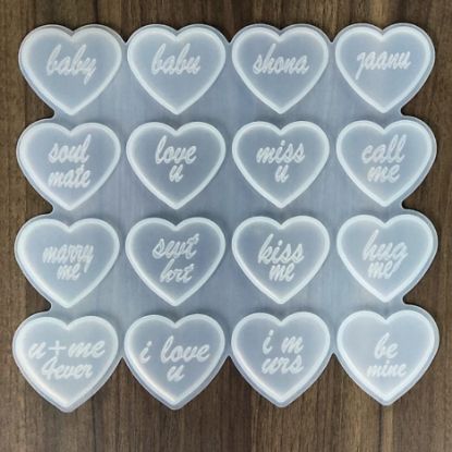 Picture of Valentine Text Mould