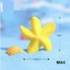 Picture of Cute StarFish Miniature- 1 Pc- Yellow