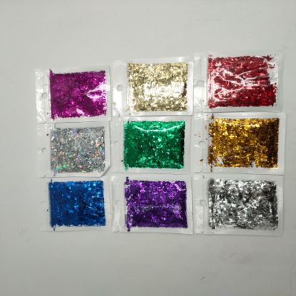 Picture of Metallic Holographic Flakes 