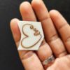 Picture of Metal sticker Heart Love