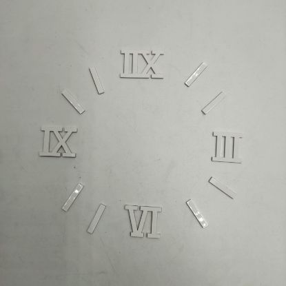 Picture of  4 Romans and 8 Clock Sticks- White