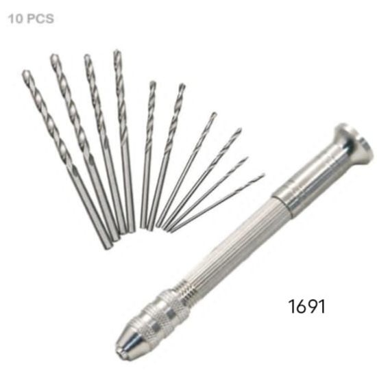 Picture of New Hand Drill with 10 bits
