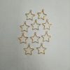 Picture of Golden Hollow Bezels Stars- Set of 10