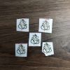 Picture of Metal sticker- Ganpati - Mini 5Pcs