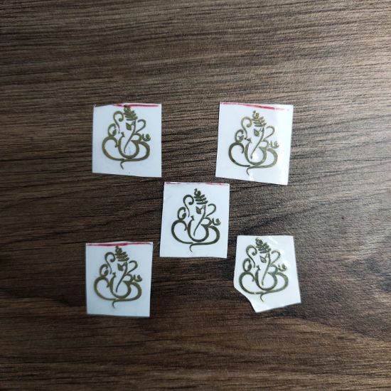 Picture of Metal sticker- Ganpati - Mini 5Pcs