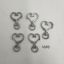 Picture of Designer Lobster Rings 10 Pcs Silver - Hearts 