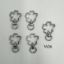 Picture of Designer Lobster Rings 10 Pcs silver - Flowers
