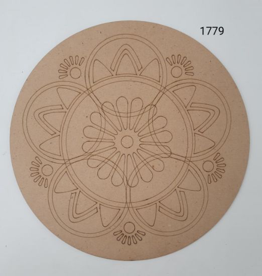 Picture of MDF  Cutout Mandala Engrave -1