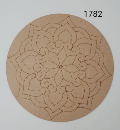 Picture of MDF  Cutout Mandala Engrave -3