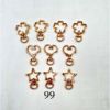 Picture of Designer Lobster Rings 10 Pcs Rose Golden