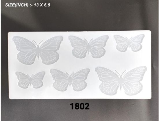 Picture of 6 Cavity 3D Butterfly Mould