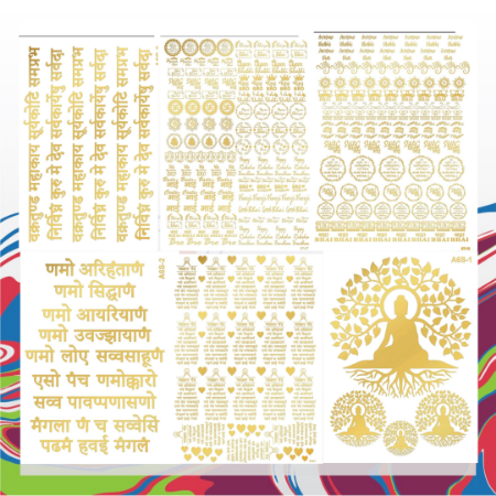 Picture for category  Foil embossed stickers 