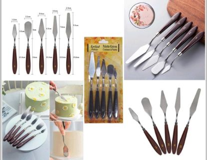 Picture of 5 Pcs Metal Painting Palette Knives
