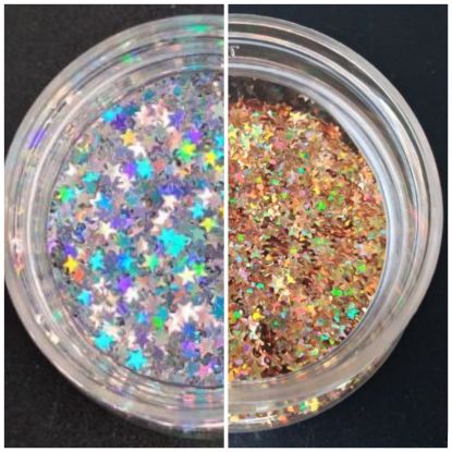 Picture of Holographic Stars Silver & Golden