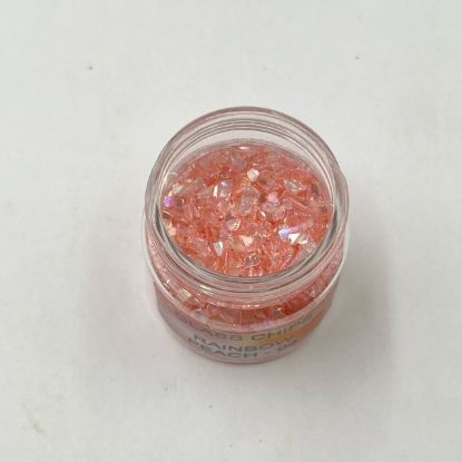 Picture of Rainbow glass chips - Peach