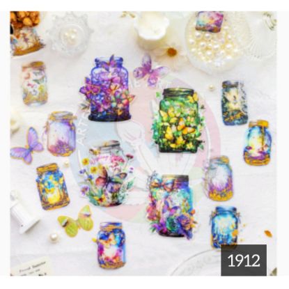 Picture of  Wishing Bottle Sticker - 10 pc
