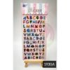 Picture of Embossed Funky Alphabet Stickers