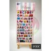 Picture of Embossed Funky Alphabet Stickers