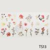 Picture of Transparent Stickers Gold Florals Set of 3 Sheets-3