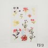 Picture of Transparent Stickers Gold Florals Set of 3 Sheets-3