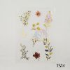 Picture of Transparent Stickers Gold Florals Set of 3 Sheets-4