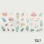 Picture of Transparent Stickers Gold Florals Set of 3 Sheets- 7