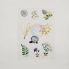 Picture of Transparent Stickers Gold Florals Set of 3 Sheets-8