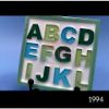 Picture of Plain Alphabets & Numbers Mould Without Holes