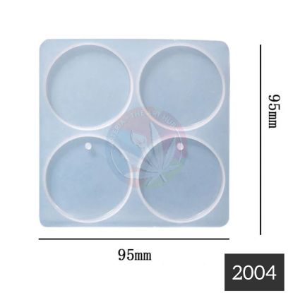 Picture of 4 cavity Round Keychain, Jewellery & Clip Mould