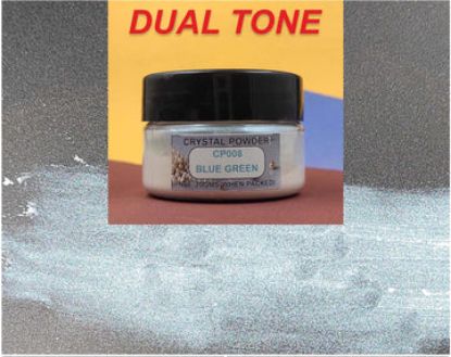 Picture of Two Tone Blue Green Crystal Powder