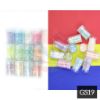 Picture of Translucent glitter chunks - set of 12