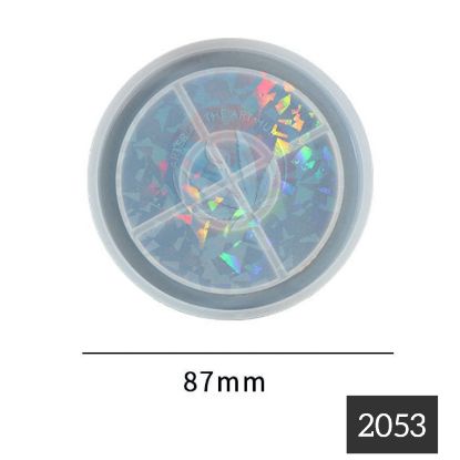 Picture of Holographic Round Trinklet Coaster - Small