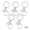 Picture of Lobster Keychain Rings 10 Pcs Silver