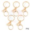 Picture of Lobster Rings 10 Pcs Rose Gold