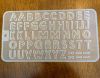 Picture of Alphabets mould- Medium Size Double