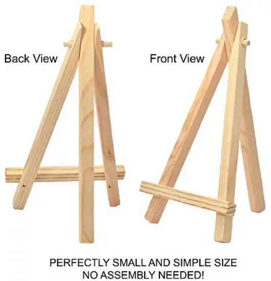 Picture of Natural Wood Easel - 5" inches 