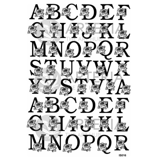 Picture of Insert Sheet- Fancy Alphabets 2