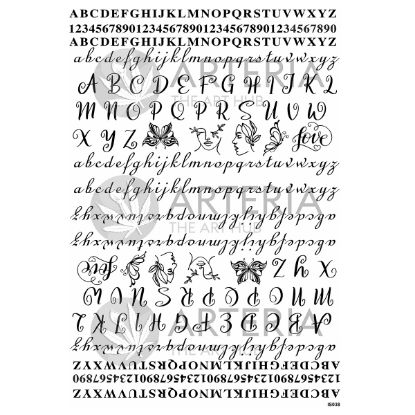 Picture of Insert Sheet- Alphabets