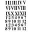 Picture of Insert Sheet- Roman Numbers