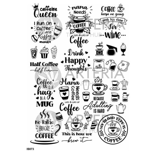 Picture of Insert Sheet- Coffee Love 1