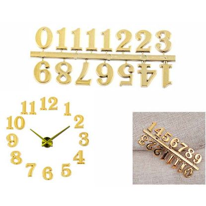 Picture of 12 Clock Numbers - Plastic - 1 Inch