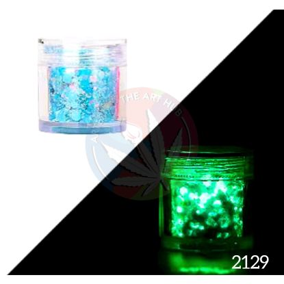 Picture of Glow in the dark glitters - Magic Blue