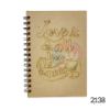 Picture of A5 MDF Spiral Notebook - Light Pink Love