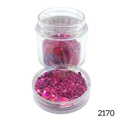 Picture of Holographic Hexa Glitters- Rose