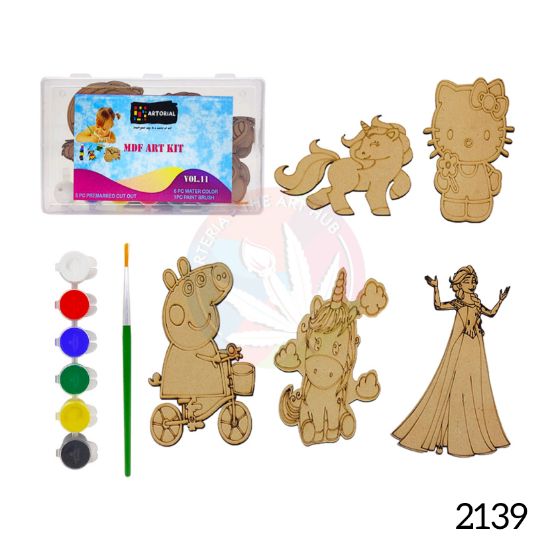 Picture of MDF Painting Kit- Unicorns and Princess