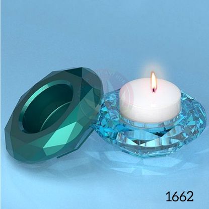 Picture of Diamond tea Light holder Mould