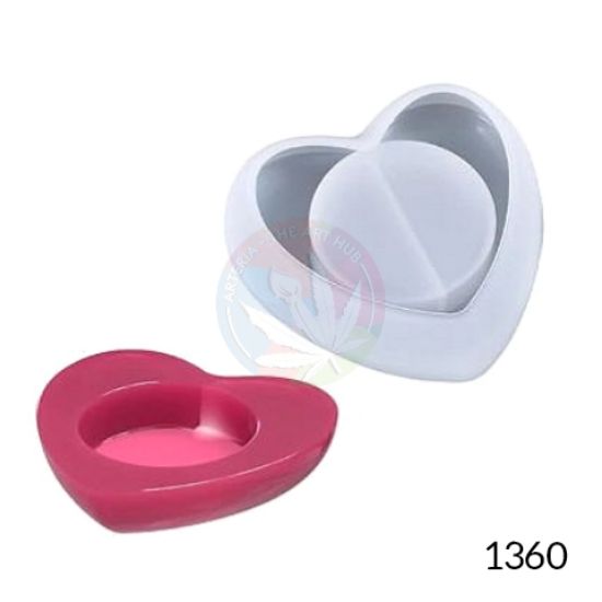 Picture of Tea light Holder Mould- heart 2