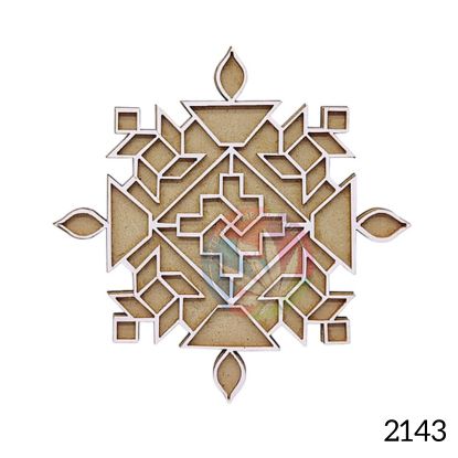 Picture of MDF Rangoli - 12"- C