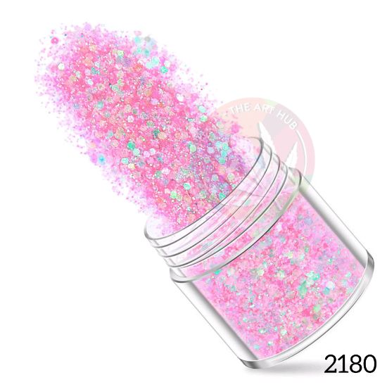 Picture of Iridescent Ice Glitter Combiglitz-  Pink